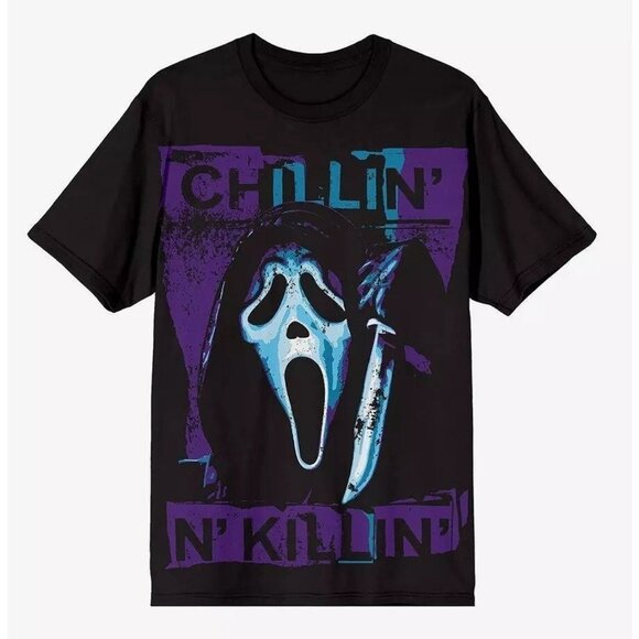 Scream Ghost Face Jumbo Chillin' N Killin' T-Shirt NEW SIZE SMALL - Picture 1 of 2